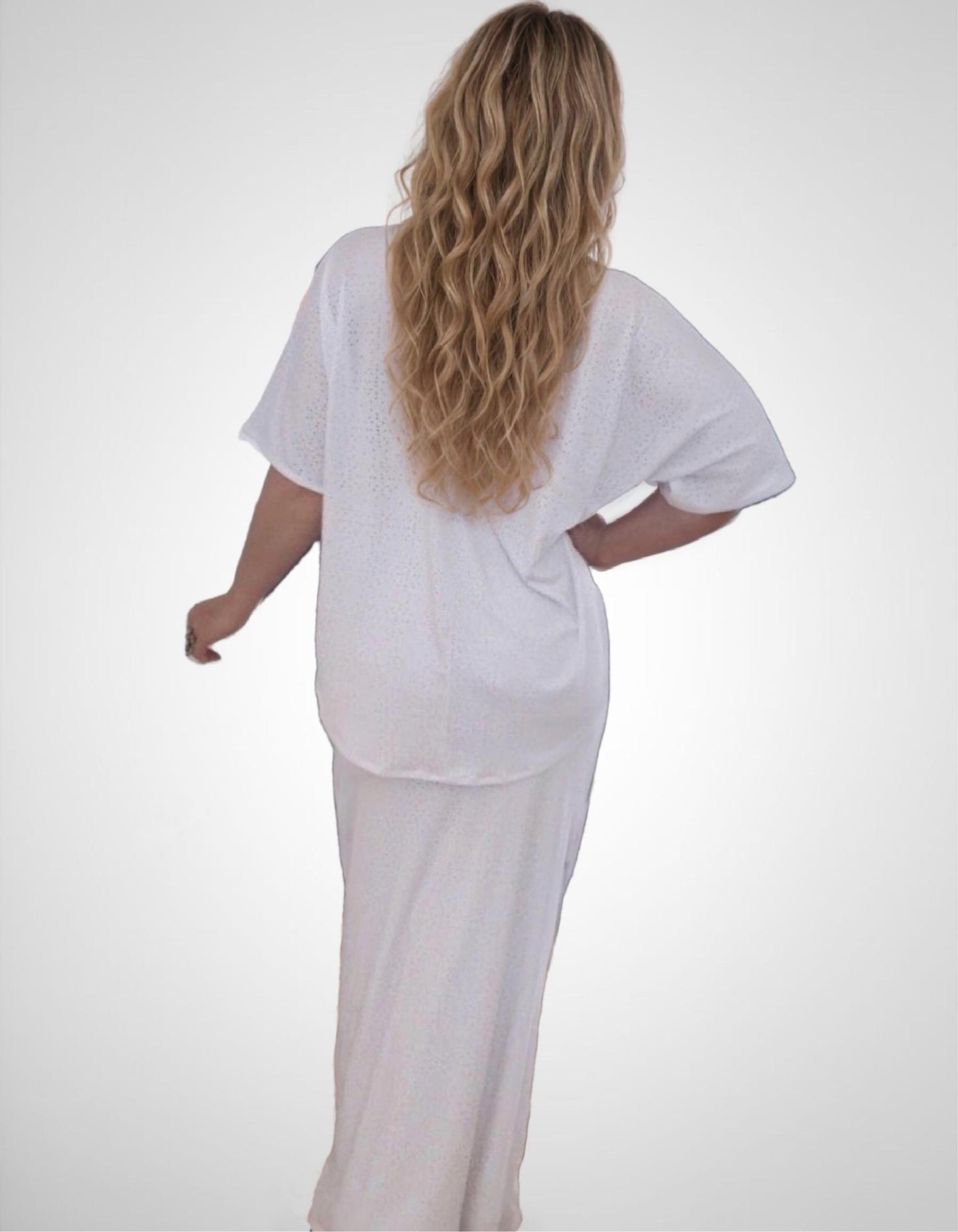 SIENNA - Classic Maxi Skirt with Batwing top