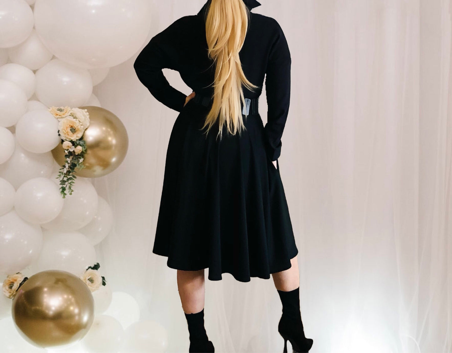 BELLA High Waisted Circle Skirt