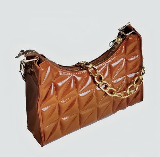 The Toffee Quilted Bag